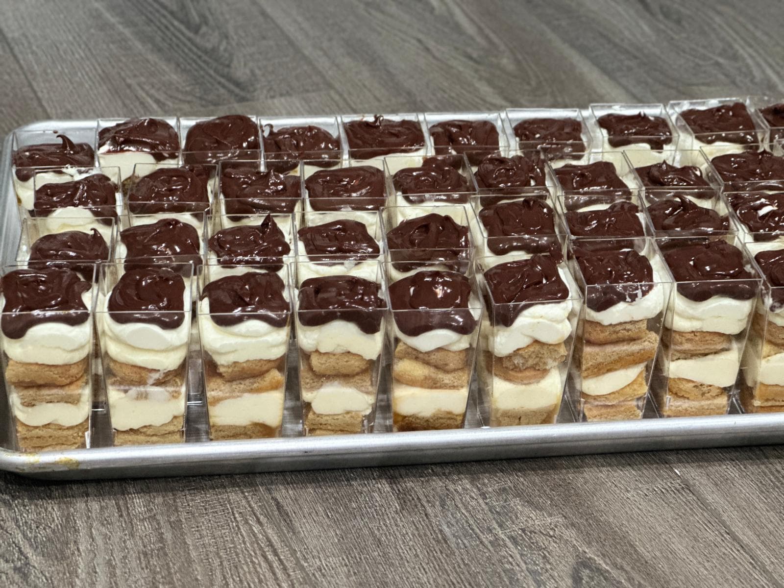 Tiramisu and layer cakes